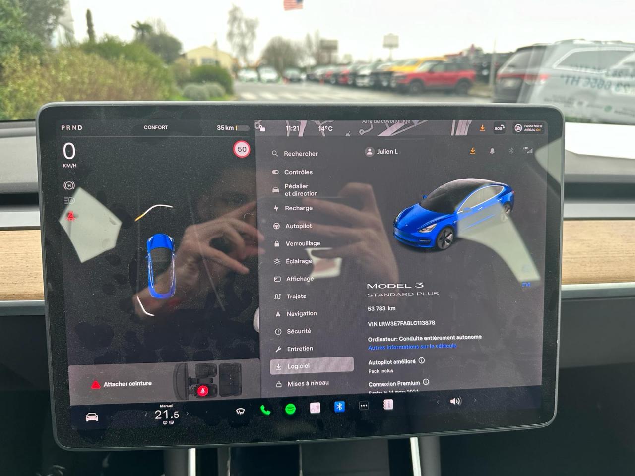 TESLA MODEL 3 Standard Range Plus RWD