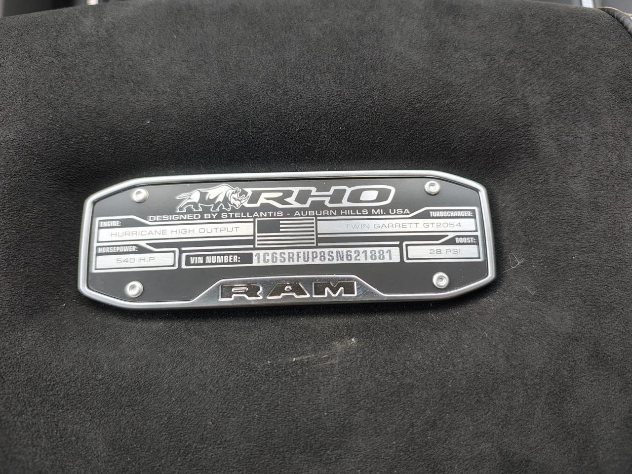 DODGE RAM RHO