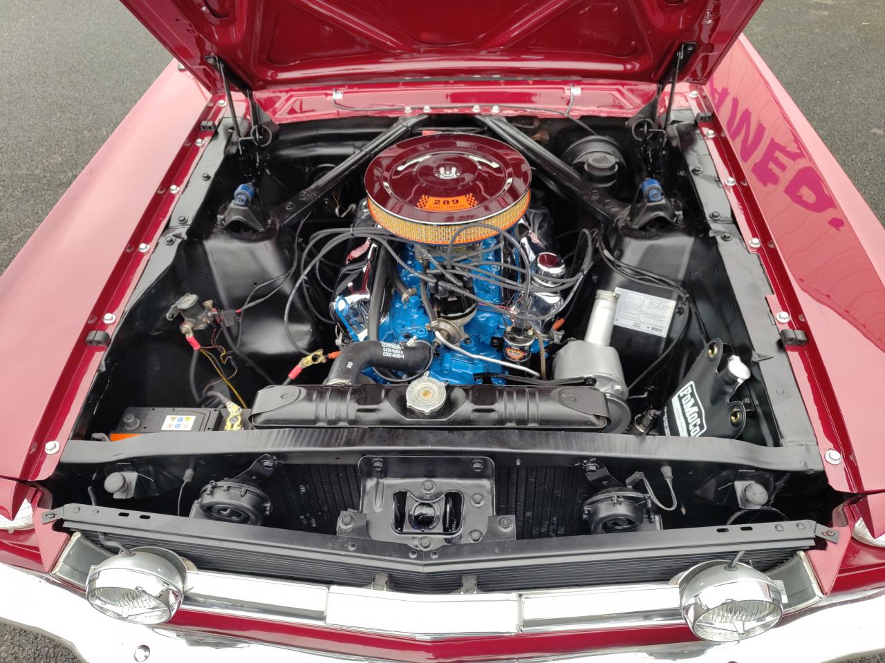 FORD MUSTANG COUPE code C intérieur Pony