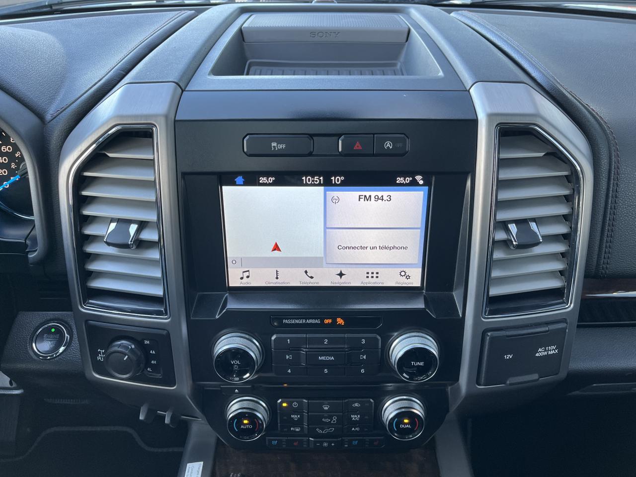 FORD F150 SUPERCREW PLATINUM V6 3.5L REHAUSSE