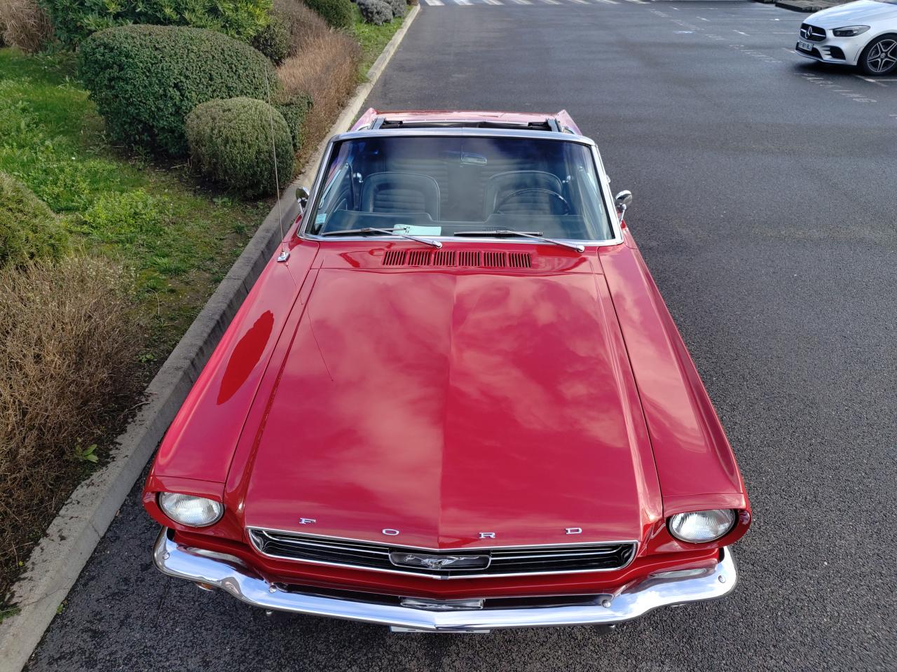 FORD MUSTANG 289 code C, disques, capote elec, boite auto